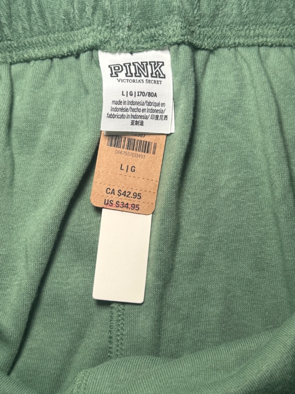 PINK VS Terry Varsity Shorts Large - Picture 5 of 10
